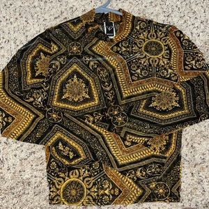 Brand new Windsor chiffon long sleeve crop